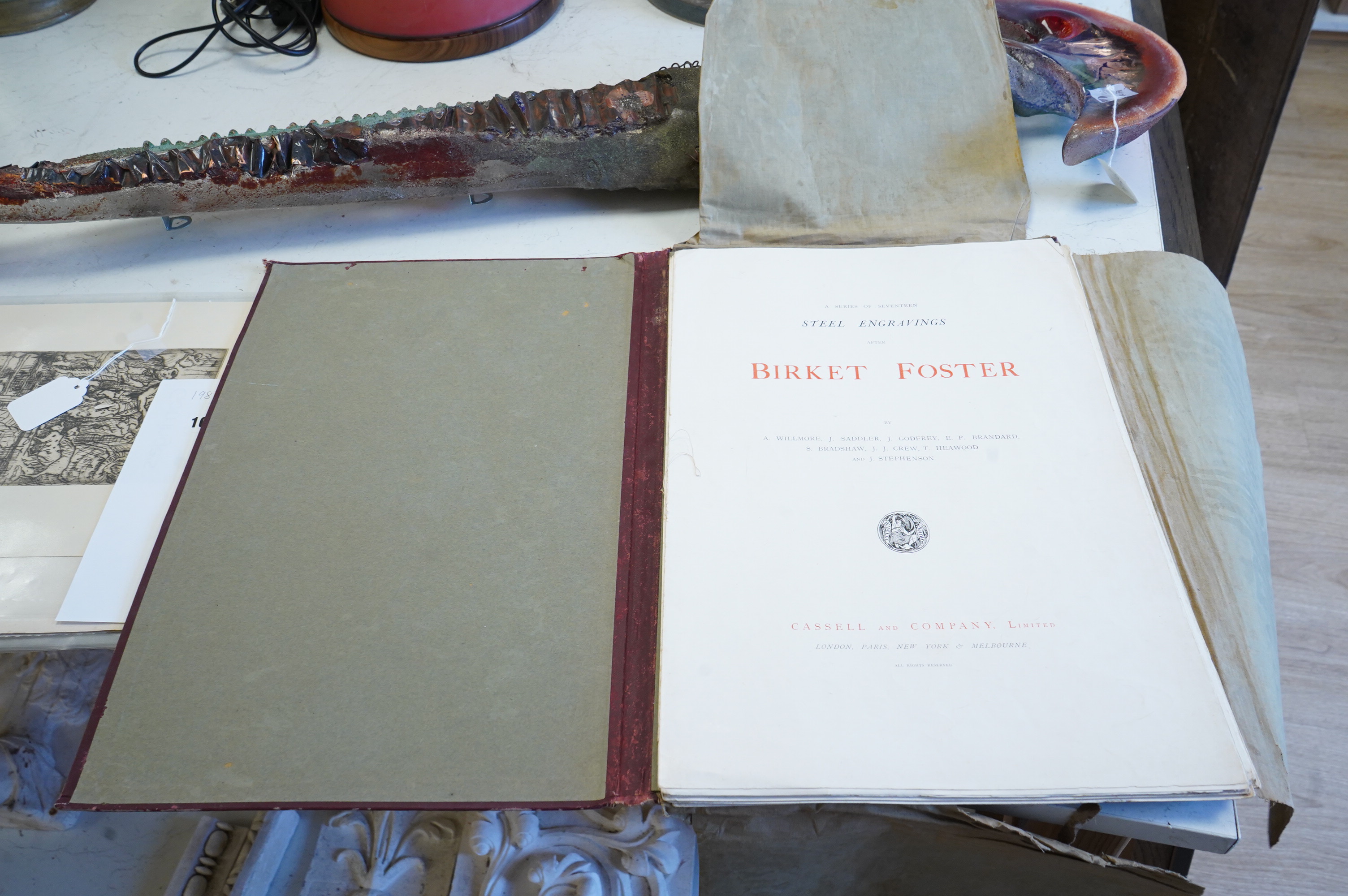 After Birkett Foster, seventeen folio of engravings. Castell and Company Limited.